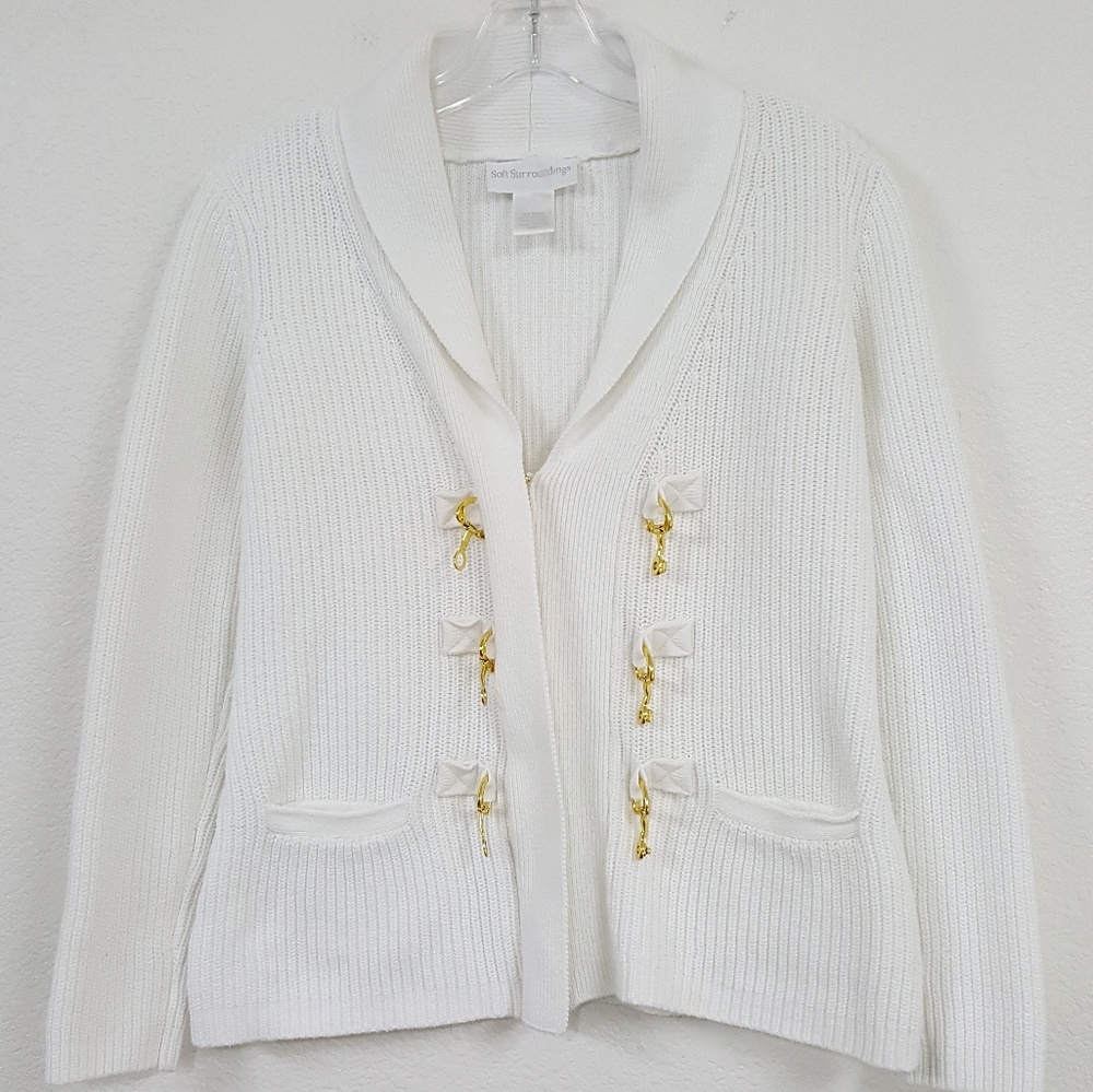 Soft Surroundings Sz S Cardigan Sweater Top